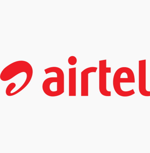Airtel.co.ug Bharti Airtel Telecommunications company as a Technology partners logos Kampala, Uganda